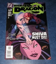 RICHARD DRAGON #6 signed 1st print SCOTT McDANIEL DC COMIC 2004 shiva batman coa