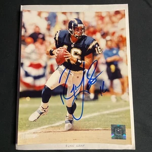 Ryan Leaf Washington State Cougars San Diego Chargers Autographed 8x10 - Picture 1 of 4