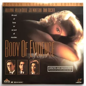 BRAND NEW Laserdisc LD Body of Evidence Madonna UNRATED UNCENSORED UNCUT Sealed - Picture 1 of 4