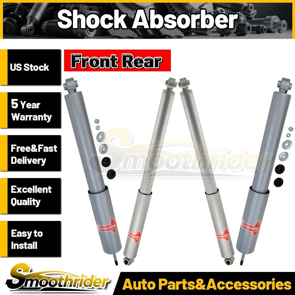 Front Rear KYB Shocks & Struts 4pcs Shock Absorber For 1985-1987 Ford F-350 6.9L - Image 1 of 4