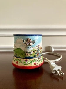 Jim Shore Ange Village Scene Electric Jar Candle Warmer Crazy Mountain - Picture 1 of 6