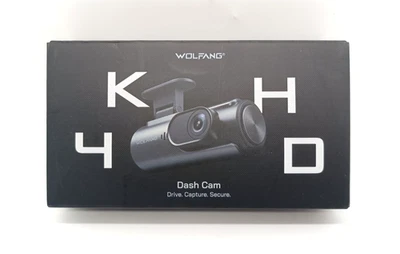 WOLFANG Dashcam coche delantero trasero 4K WiFi Dash Cam - 32GB SD tarjeta FALTA!