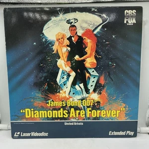 Diamonds Are Forever LaserDisc 1971 Extended Play CBS Fox - Used - FREE SHIPPING - Bild 1 von 4