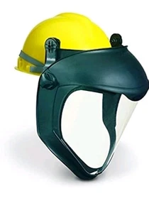 UVEX S8505 Bionic Clear Polycarbonate Face Shield with Hard Hat Adapter NEW - Picture 1 of 4