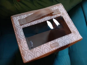 Thirty One 31 Your Way Pattumiera Rettangolare Solo Beige Marrone Trasparente Finestra Usato in Ottime Condizioni - Foto 1 di 6