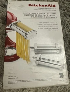KitchenAid 3pc Pasta Roller & Cutter Stand Mixer Attachment Set KSMPRA - Picture 1 of 6