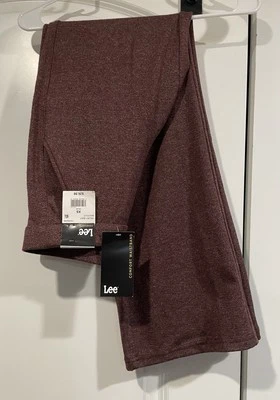 Pantalones para mujer Lee Comfort cintura talla XS color terciopelo remolacha bootcut nuevos con etiquetas Foto 1 de 4