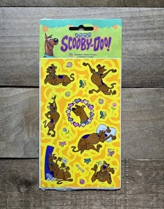 Scooby Doo SandyLion Stickers 2 Sheets Sealed 2000 Cartoon Network Vintage - Picture 1 of 2