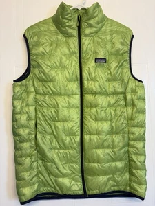 Patagonia 84075 Micro Puff Insulated Hiking Vest Mens Medium Peppergrass Green - Picture 1 of 11