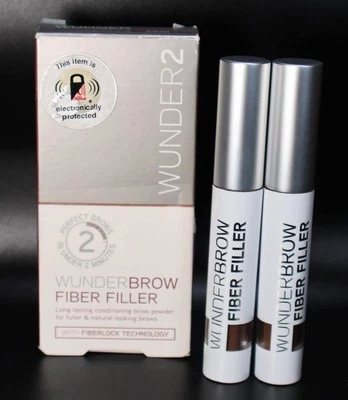 *2 PACK* WUNDER2 WunderBrow Fiber Filler Brow Powder, Auburn *READ DESC* - Image 1 of 4