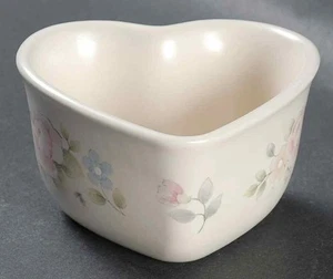 Pfaltzgraff Tea Rose Heart Shaped Custard Cup 963148 - Picture 1 of 1