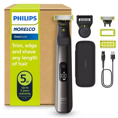 Norelco Philips OneBlade 360 Pro, Hybrid Electric Trimmer, Model QP6552/90 - Image 1 of 4