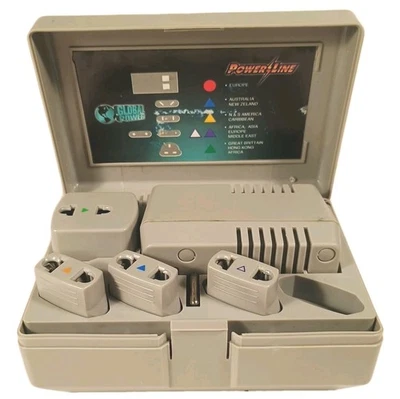 Global Travel Power Adapter Converter PowerLine Voltage 0900-27 4 Missing 1 Plug - Image 1 of 4
