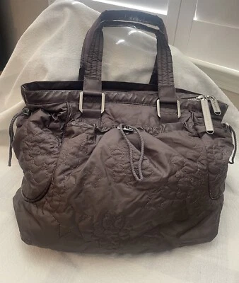 Bolso de Hombro Stella McCartney Lesportsac Bolso de Viaje Marrón Acolchado Leer Deets Foto 1 de 4