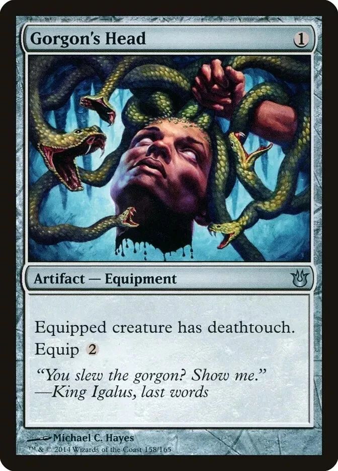 Gorgon's Head 1x Born of the Gods MTG NM Magic The Gathering - Image 1 of 1