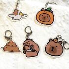 Acrylic Capybara Cartoon Key Chains Kid Gift Keychain  Backpack Car Bag  Decor