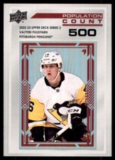 2022-23 UD Series 2 Population Count 500 #PC-38 Valtteri Puustinen /500