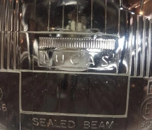 Genuine Lucas Sealed Beam Unit w/ Pilot Light Window. 2 ONLY - 11020 - Picture 1 of 5