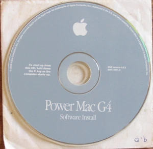 Sistema de instalación de software Apple Power Mac 9.0 CD medios Z691-2501-A 2000 vintage - Imagen 1 de 2