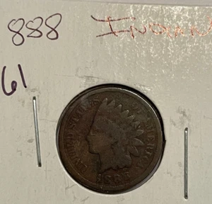 1888 Indian Head Cent - Picture 1 of 2