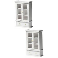 1:12 Mini Bookshelf Display Cabinet Dollhouse Furniture