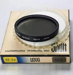 40.5mm Genuine Hoya ND4 ND 4 Lens filter Neutral Density ND4X ND 4X Japan 40.5 m - Picture 1 of 3