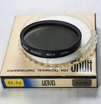 40.5mm Genuine Hoya ND4 ND 4 Lens filter Neutral Density ND4X ND 4X Japan 40.5 m - Image 1 of 3