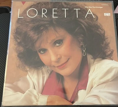 Loretta Lynn -Who Was That Stranger (Vintage 1988) Country Vinyl LP Promo TESTED - Image 1 of 4