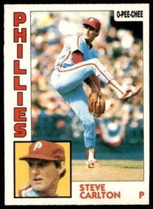 1984 O-Pee-Chee #214 Steve Carlton Philadelphia Phillies Baseball Card  ID:24595