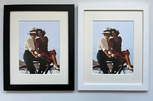 Jack Vettriano  - Lazy Hazy Days Framed Art Print Thin Black/White *NEW* - Picture 1 of 8