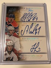 13-14 Prime Signature TRIPLE Auto RC HUBERDEAU GALCHENYUK YAKUPOV 4/5