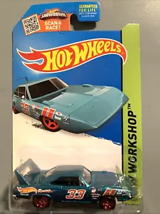 Hot Wheels - '70 Plymouth Superbird 229 - HW Workshop 2015 #229/250 - azul azulado - Imagen 1 de 1