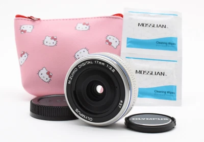 [Mint] Olympus M.Zuiko 17mm f/2.8 Lens for Four-Thirds (Silver) pouch - Image 1 of 4