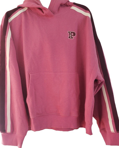 UNDERCOVER Felpa con cappuccio Victoria's Secret ROSA Ivy Fleece Campus prezzo al pubblico consigliato $55 taglia XL nuova con etichette
