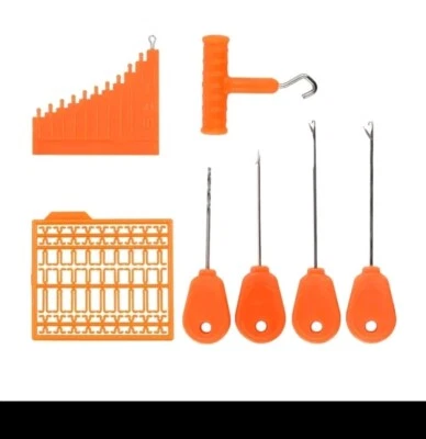 Boiliesnadel Set 7 Teile Box, Rig Boilies Stopper Karpfen Zubehör/Montage - Bild 1 von 4