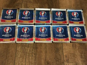 Panini Euro 2016 Stickers 10 Sealed Packs - Picture 1 of 1