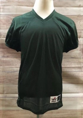 Alleson 运动青年球衣衬衫,尺寸 L,深绿色足球 RN 80185 LBB76 — 第 1/4 张图片