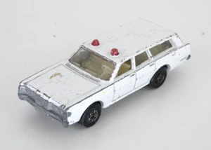 Matchbox Lesney Mercury Police Car Toy RED LIGHT No 55 Superfast Vintage - Picture 1 of 12