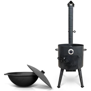 Feuerofen Utschak Ø 40 cm. mit Gusseisen Kazan 12 L Kasan Казан Учак Учаг Uchag - Bild 1 von 1