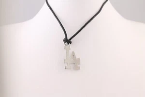 COLLANA CIONDOLO METALLO LOS ANGELES LA C093 - Picture 1 of 2