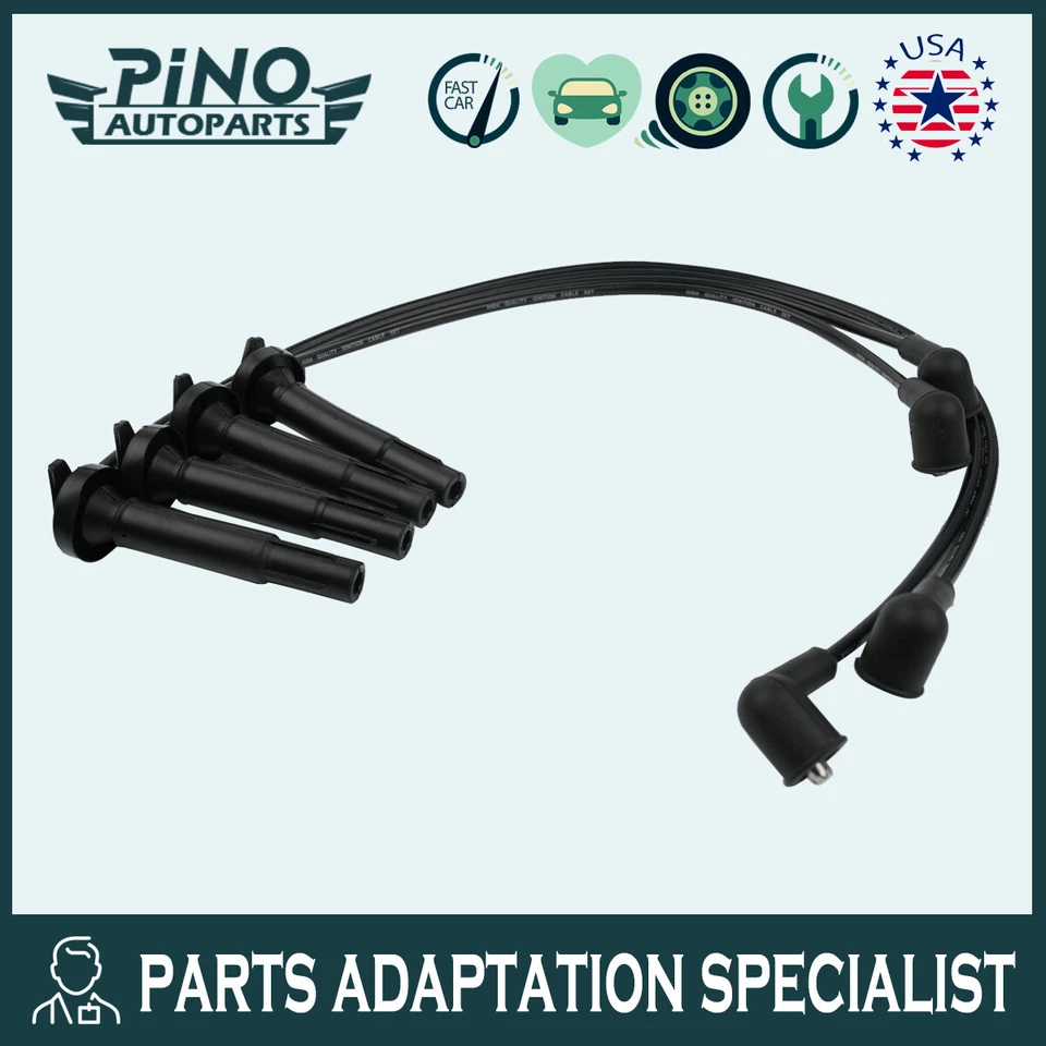 Juego de cables de bujía para Subaru Impreza Forester Legacy Outback 2005-11 671-4305 Foto 1 de 4