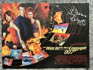 Denise Richard’s Signed The World Is Not Enough Original U.K. Mini Quad 007 - Picture 1 of 3
