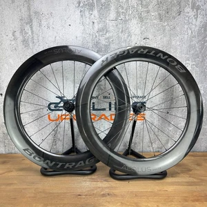 Low Mile! Bontrager Aeolus RSL 75 Carbon Tubeless Disc Brake Wheelset 700c 1817g - Picture 1 of 10