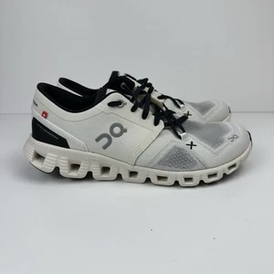Zapatos deportivos para correr On Cloud X3 para mujer blancos y negros talla 8 - Imagen 1 de 9