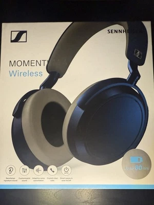 Sennheiser Momentum 4 Bluetooth Wireless Over-Ear Headphones - Blue - Image 1 of 3