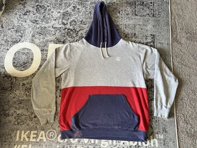 Neff - Sudadera con Capucha Neff Lego Pequeña Redonda - Azul, Gris y Rojo - Para Hombre Talla X-Grande Foto 1 de 4