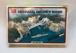 Sky Wave 1/700 Skywave Diorama Set German Secret Base Complete Open Box - Picture 1 of 10