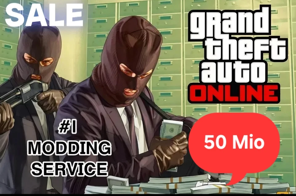 #1 GTA 5 ONLINE Money Service 💰 50.000.000$ | Social Club | Steam | PC ✅ - Immagine 1 di 1