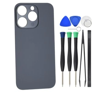 Back Glass for iPhone 14 Pro A2890 A2650 A2889 Replacement with Pre cut Adhes... - Imagen 1 de 4