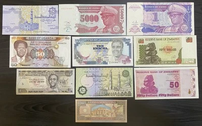 COLLECTION OF 10 AFRICAN NOTES - ALL UNC - AF SET01 - Image 1 of 2